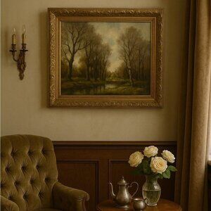 Original Dutch Oil Painting A. Hendriks Signed